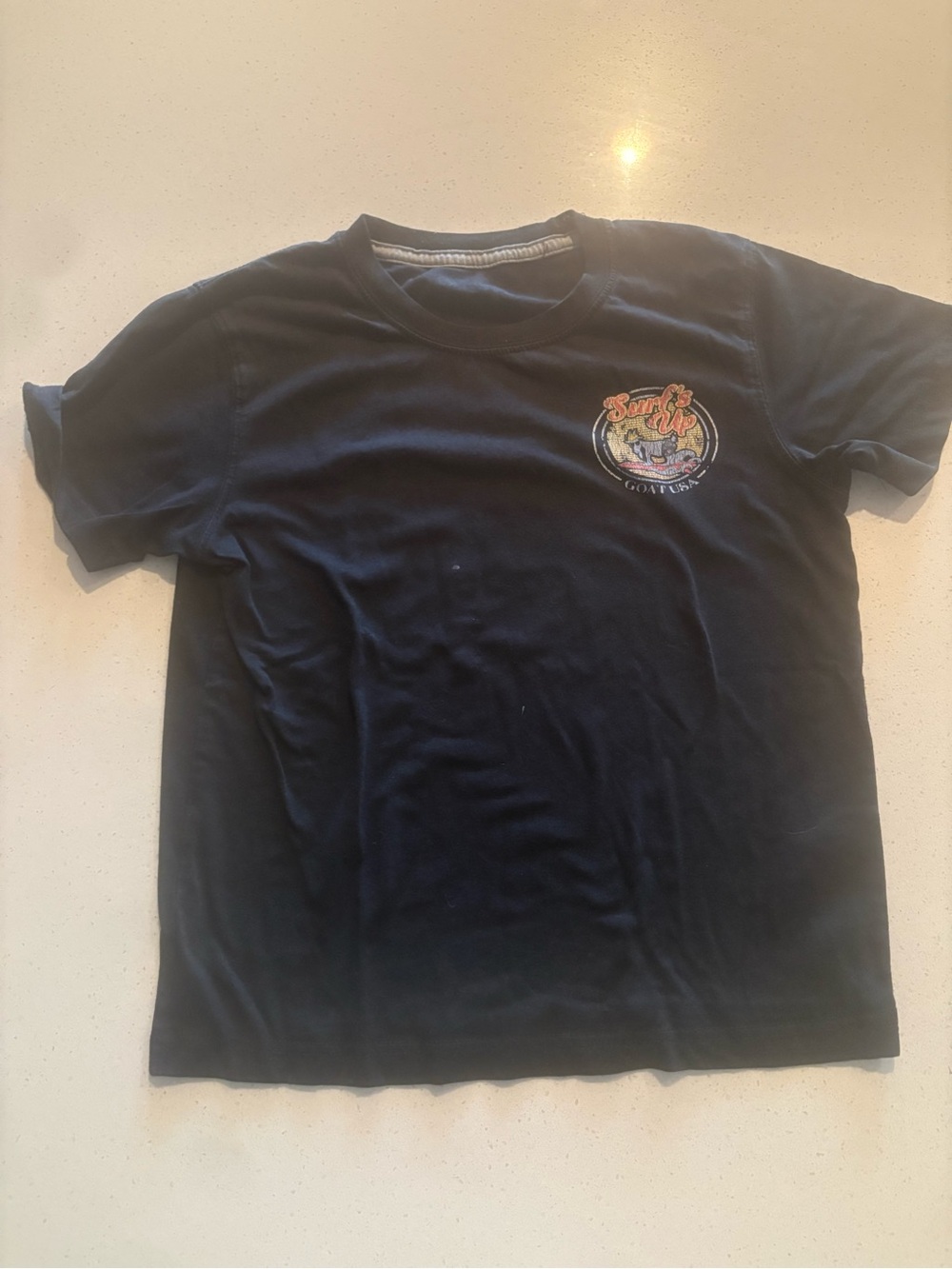 Navy Short-Sleeve Kids Graphic Tee - Surf Scene